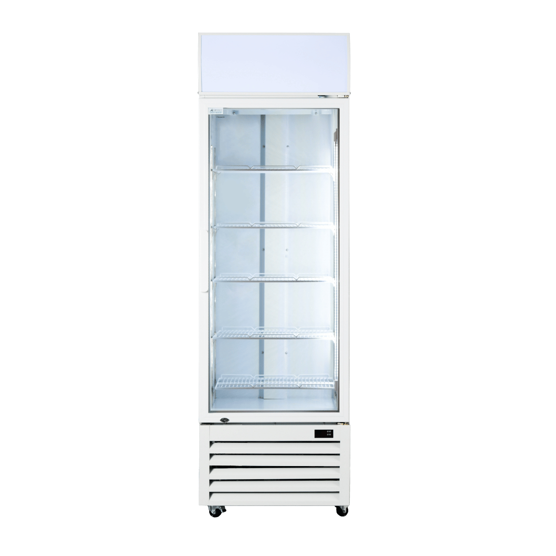 Ex-Showroom: Thermaster Single Glass Door Colourbond Upright Drink Fridge - LG-370P-QLD209