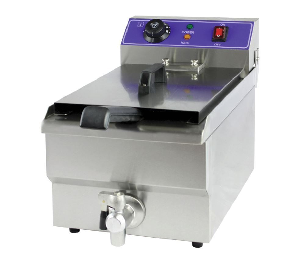 Single Tank Fryer with Oil Tap