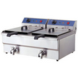 Double Tank Fryer with Oil Tap