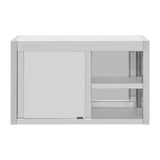 Vogue Wall Cupboard Stainless Steel - 650x1200x400mm FU581
