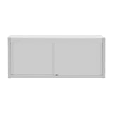 Vogue Wall Cupboard Stainless Steel - 650x1500x400mm FU582