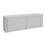 Vogue Wall Cupboard Stainless Steel - 650x1800x400mm FU583