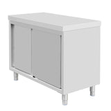 Vogue Standing Floor Cupboard Stainless Steel - 900x1200x600mm FU585