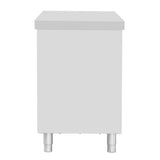 Vogue Standing Floor Cupboard Stainless Steel - 900x1200x600mm FU585