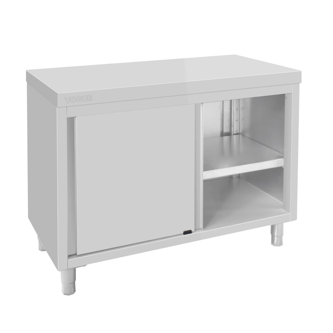 Vogue Standing Floor Cupboard Stainless Steel - 900x1200x600mm FU585