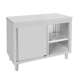 Vogue Standing Floor Cupboard Stainless Steel - 900x1200x600mm FU585