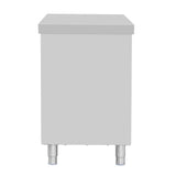 Vogue Standing Floor Cupboard Stainless Steel - 900x1500x600mm FU586