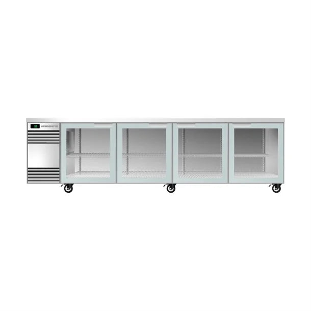 SKOPE Back Bar 4 Glass Swing Door Slim Line Fridge SL.4.GSW