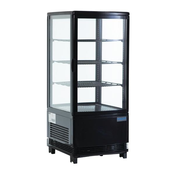 Polar C-Series Energy Efficient Display Fridge Black - 68Ltr CX577-A
