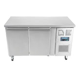 Polar U-Series Double Door Counter Fridge - 282Ltr