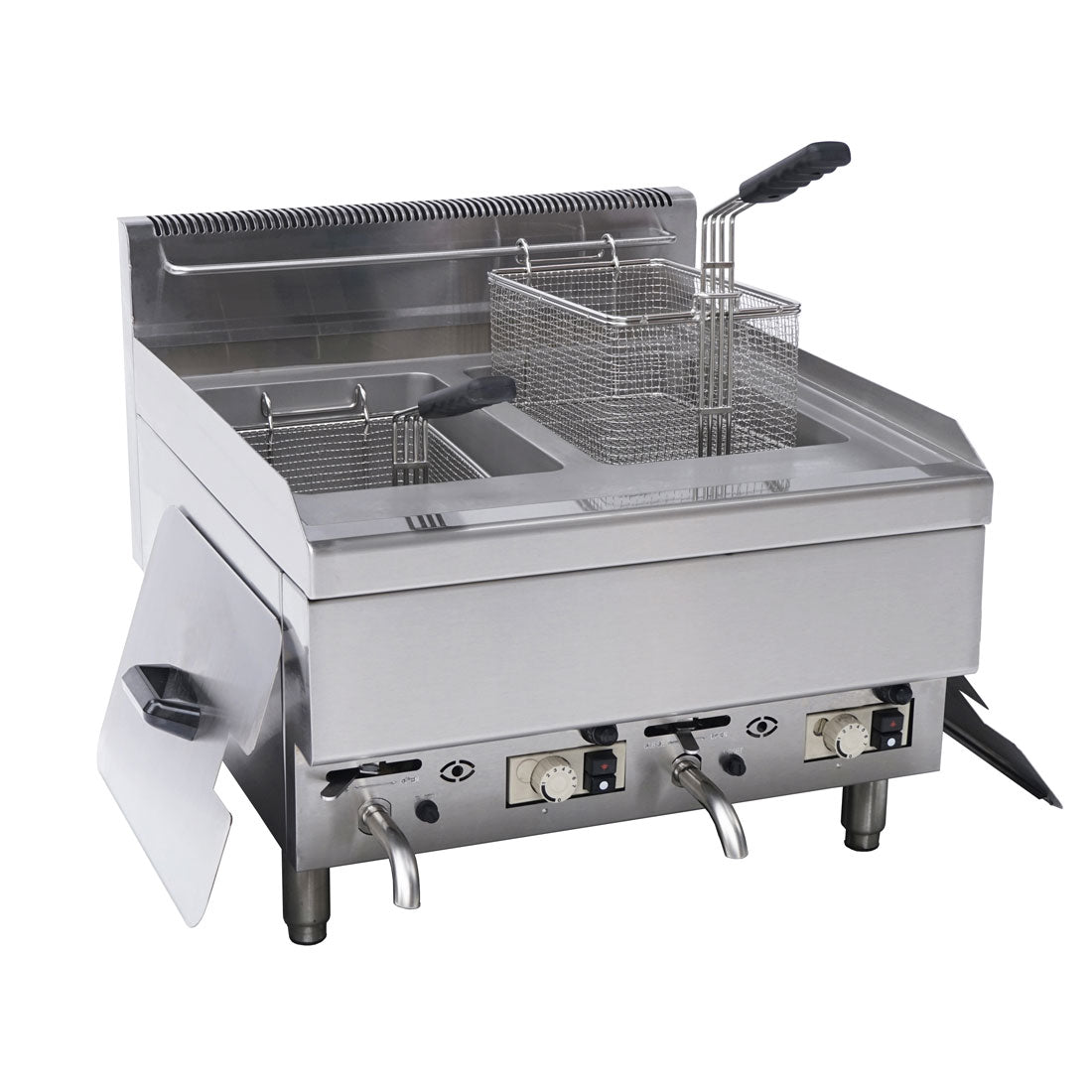 Gasmax Countertop 2x10L LPG Fryer JUS-TRC-2LPG