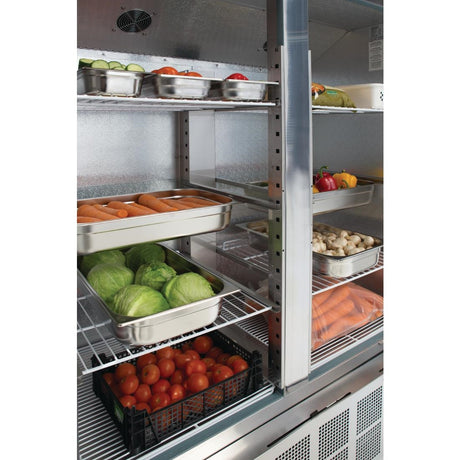 Polar G-Series Double Door Slimline Fridge - 960Ltr GD879-A