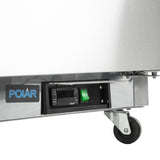 Polar U-Series Double Door Prep Counter Fridge 527Ltr