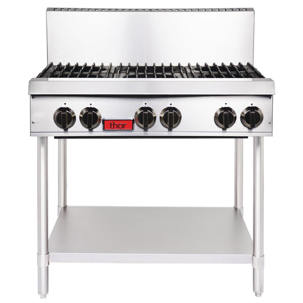Thor 36" Gas Hob 6Open Burners Safety Valve w/Flame Failure Protect TR-HP636F GE757-P