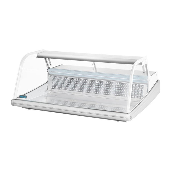 Polar Counter Top Serve Over Fish Display Unit White - 1245mm GE961-A