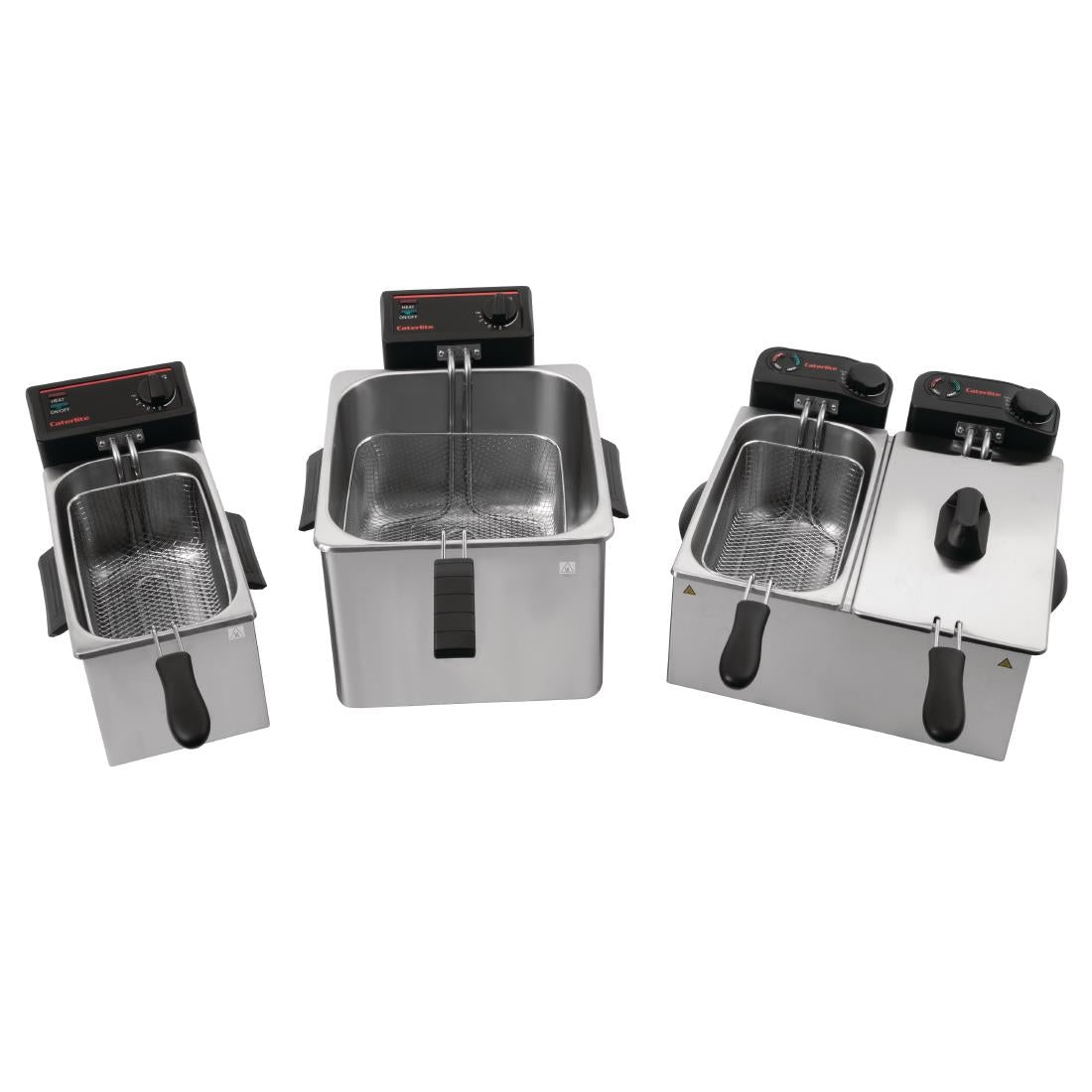 Caterlite Light Duty Fryer - 2 x 3.5Ltr GG199-A