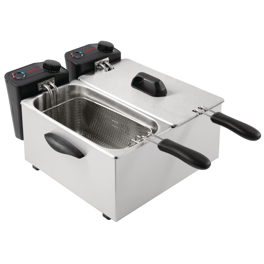 Caterlite Light Duty Fryer - 2 x 3.5Ltr GG199-A