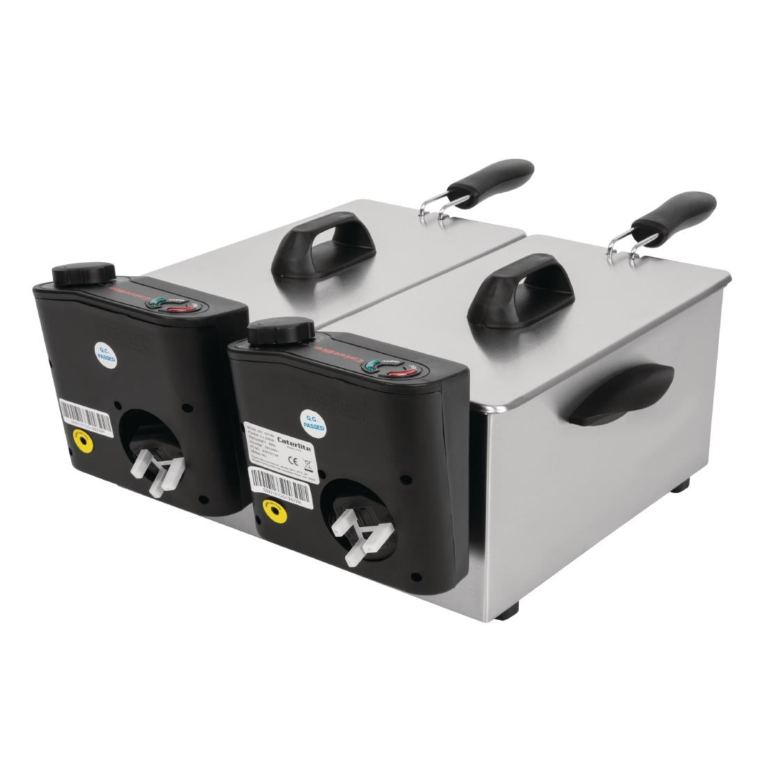 Caterlite Light Duty Fryer - 2 x 3.5Ltr GG199-A