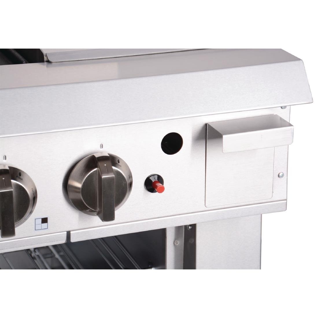 Thor 4 Burner Oven with 12" Griddle with flame failure - LPG GH102-P