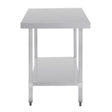 Vogue Stainless Steel Table - 1200x700x900mm GJ502