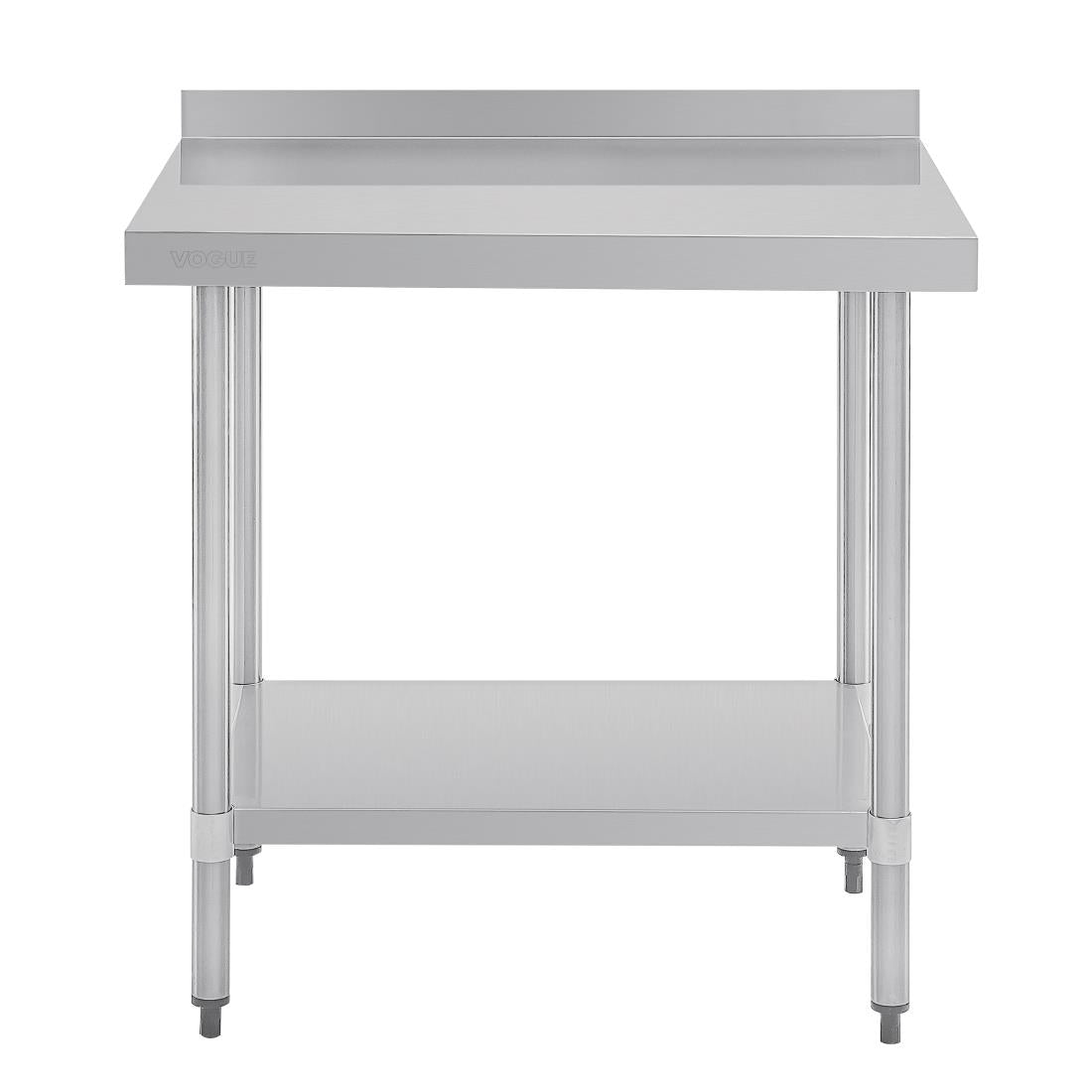 Vogue Table with Upstand St/St - 900x700x900mm 35 1/2x27 1/2x35 1/2" GJ506