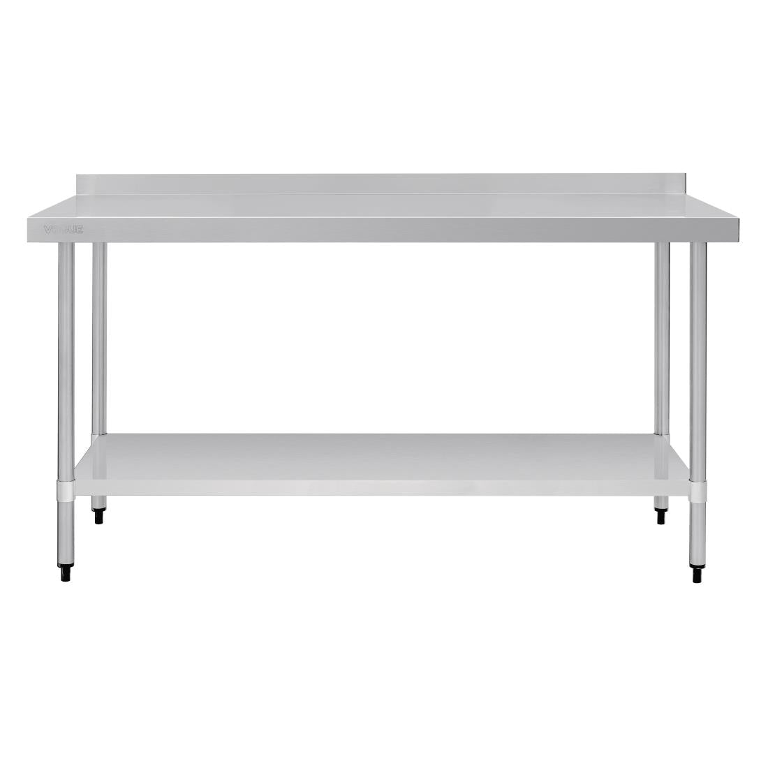 Vogue Table with Upstand St/St - 1800x700x900mm 70 3/4x27 1/2x35 1/2" GJ509