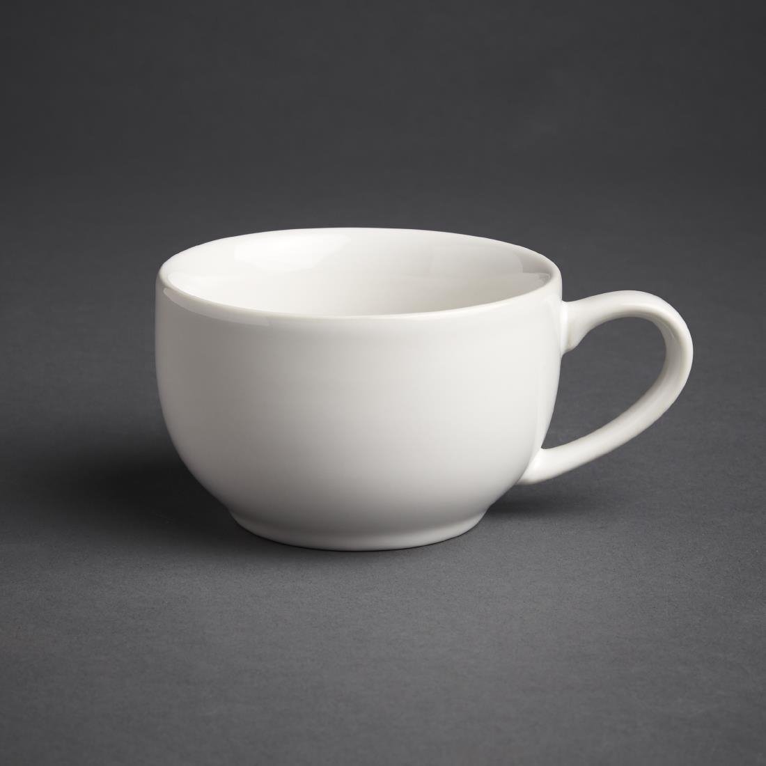 Olympia Cafe Coffee Cup White - 230ml 8fl oz (Box 12) GK074