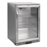 Polar G-Series Back Bar Cooler with Hinged Door Stainless Steel - 138Ltr GL007-A