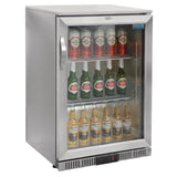 Polar G-Series Back Bar Cooler with Hinged Door Stainless Steel - 138Ltr GL007-A