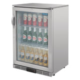 Polar G-Series Back Bar Cooler with Hinged Door Stainless Steel - 138Ltr GL007-A