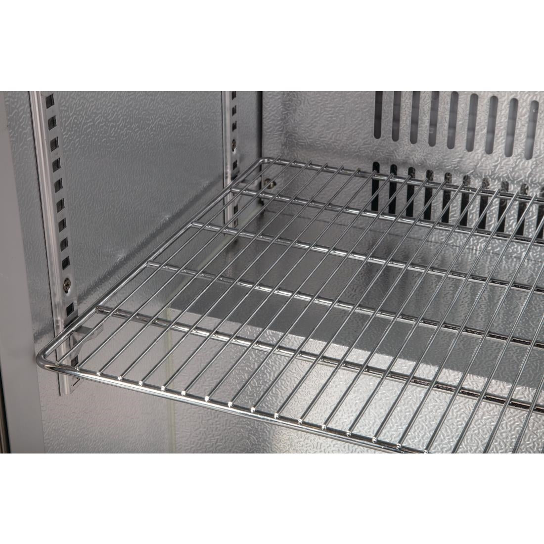 Polar G-Series Back Bar Cooler with Hinged Door Stainless Steel - 138Ltr GL007-A