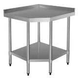 Vogue Corner Table St/St - 960x900x700mm 37 3/4x35 1/2x27 1/2" GL278