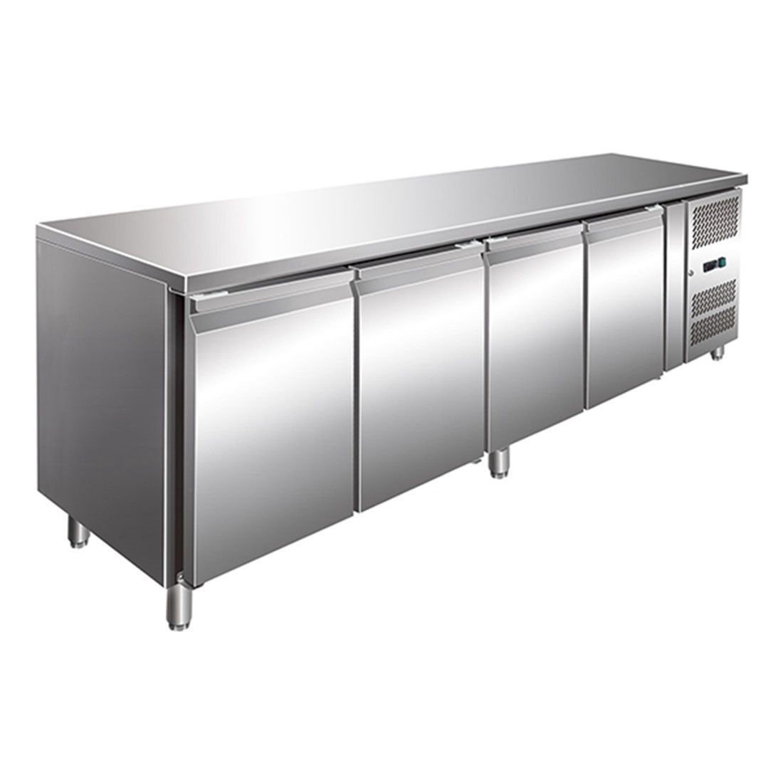 2NDs: Thermaster TROPICALISED 4 Door Gastronorm Bench Fridge GN4100TN-NSW1745