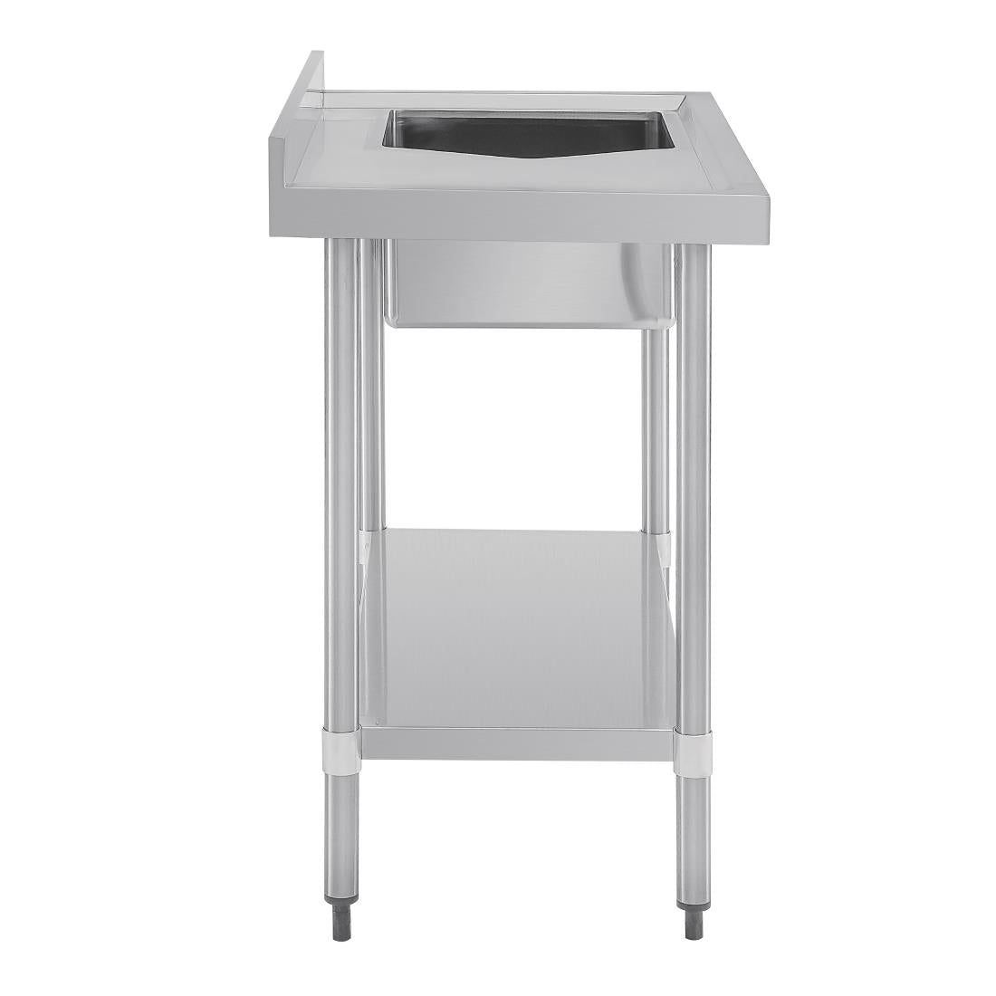 Vogue Single Bowl Sink L/H Drainer - 1000mm (90mm Drain) HC901