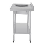 Vogue Single Bowl Sink R/H Drainer - 1200mm (90mm Drain) HC903