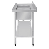 Vogue Double Bowl Sink L/H Drainer - 1500mm (90mm Drain) HC905