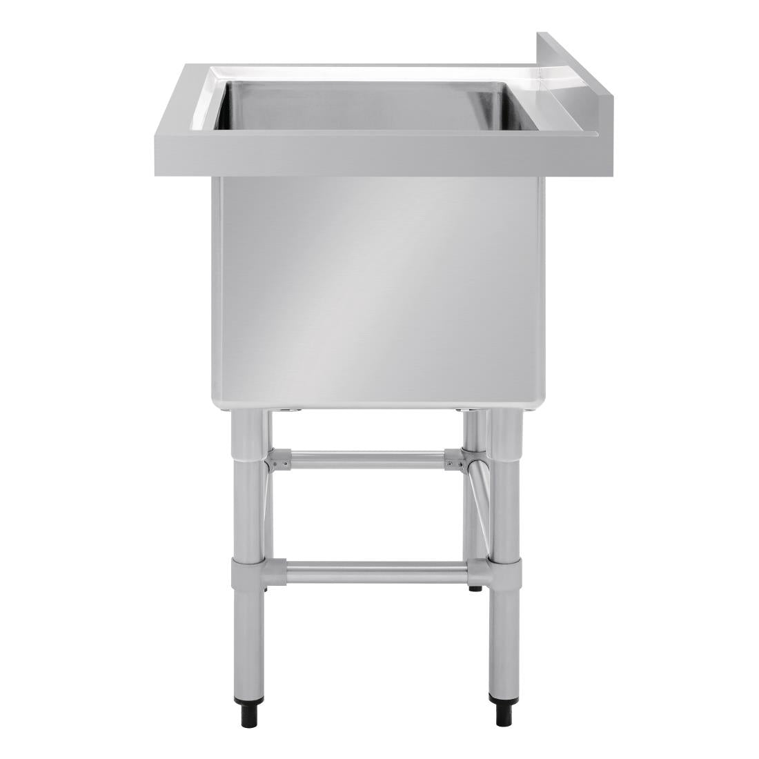 Vogue St/St Deep Pot Sink - 770mm (w) x 600mm (d)  (90mm Drain) HC910