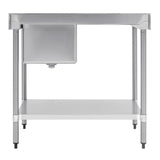 Vogue Single Bowl Sink L/H Drainer - 1000mm x 700mm (90mm Drain) HC913