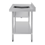 Vogue Single Bowl Sink Double Drainer - 1500mm x 700mm (90mm Drain) HC918