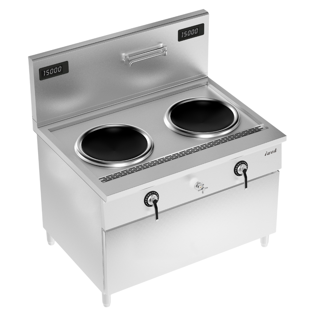 IWOK Commercial Induction Double Wok  IWOK-2