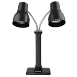 Apuro Carving Station Double Heating Lamp Matt Black - 500watt JA868-A