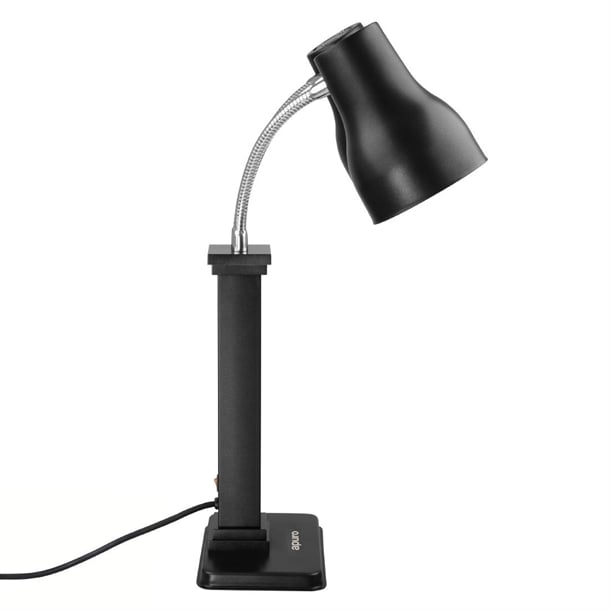 Apuro Carving Station Double Heating Lamp Matt Black - 500watt JA868-A