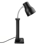 Apuro Carving Station Double Heating Lamp Matt Black - 500watt JA868-A