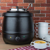 Apuro Black Soup Kettle - 10Ltr - AUS PLUG L715-A