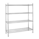Vogue Flat Pack 4 Shelf Unit - 1830x1830x460mm L939