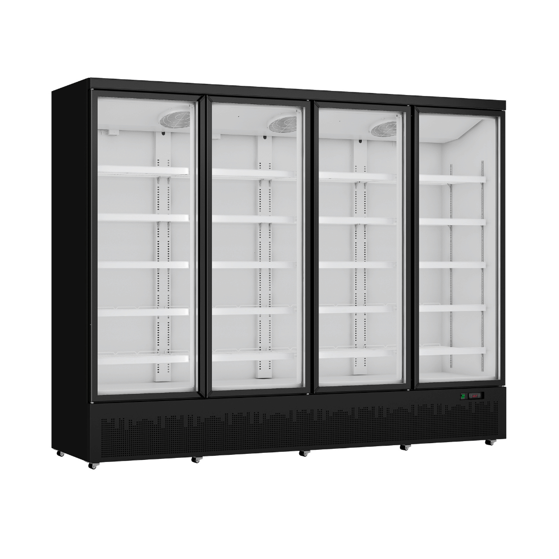 Thermaster Four Door Supermarket Fridge Black LG-2200BGBM