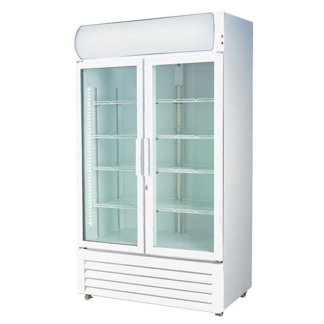 2NDs: Thermaster Two Glass Door Colourbond Upright Drink Fridge - LG-730GE-QLD212