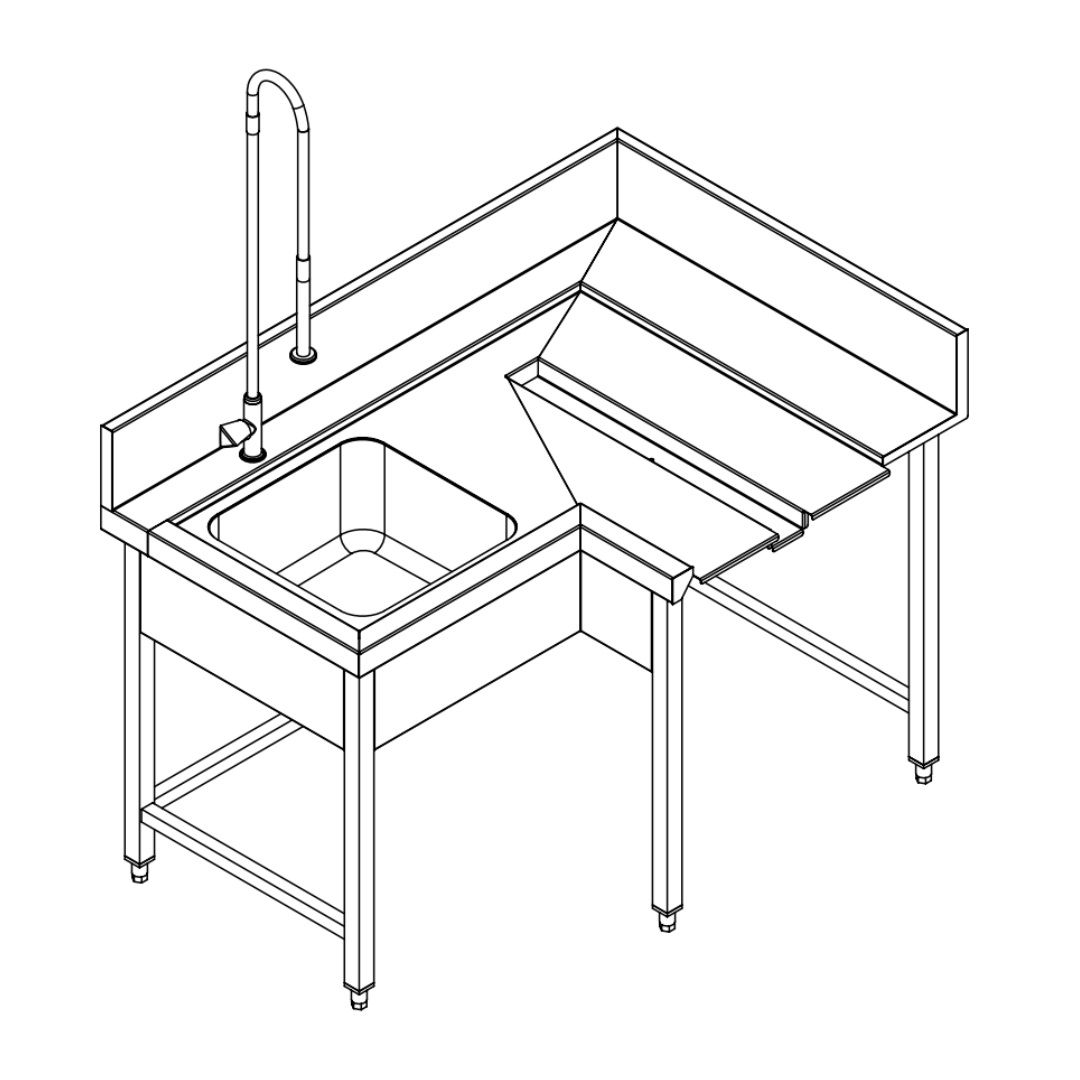 Fagor Pre-Rinsing Sink