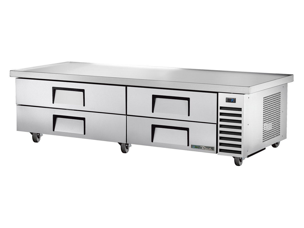 True Refrigeration Under-Equipment Refrigerator 4 Drawers Extended top - TRCB-82-86-HC