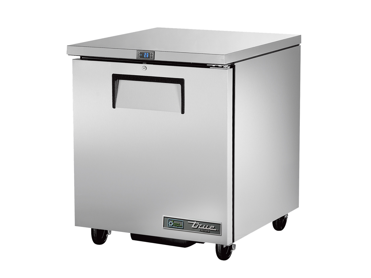 True Refrigeration Undercounter Foodservice Freezer, 1 Solid Swing Door-TUC-27F-HC
